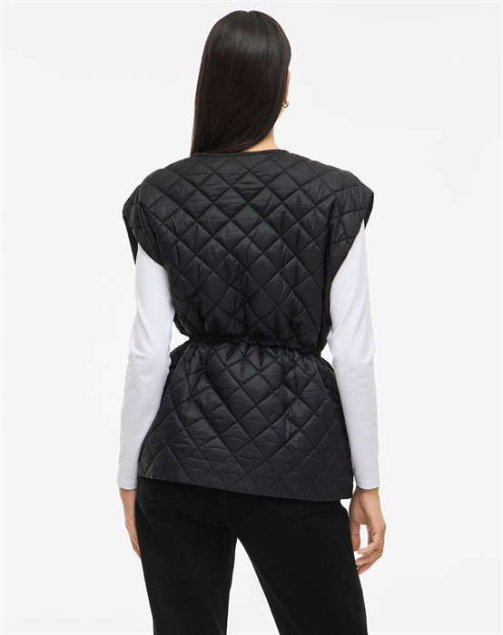 VIBenji Quilted Vest - Black Beauty